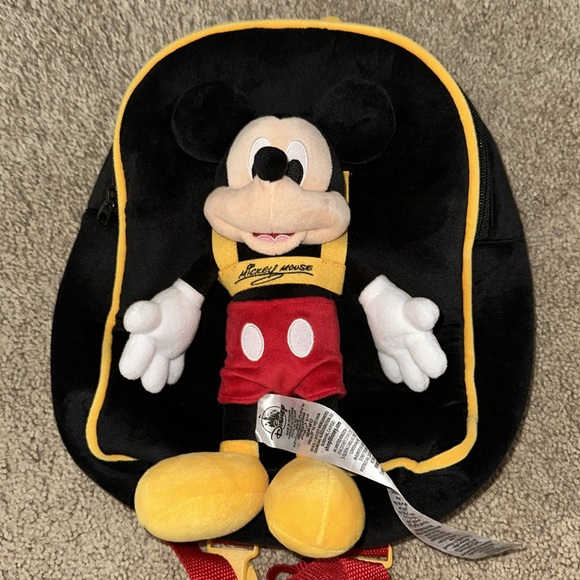 Disney Plush Backpack - Mickey Mouse Doll - Picture 4 of 7